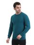 Teal Green Long Sleeve T-Shirt for Men