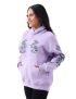 Lavender Blossom Graphic Hoodie