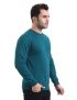 Teal Green Long Sleeve T-Shirt for Men