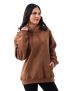 Earthy Brown Oversized Hoodie