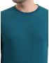 Teal Green Long Sleeve T-Shirt for Men