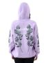 Lavender Blossom Graphic Hoodie