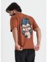 Solid Rust Brown T-Shirt for Men