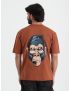 Solid Rust Brown T-Shirt for Men